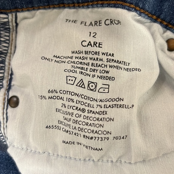 Ann Taylor cropped flare jeans - Picture 4 of 6